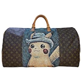 Louis Vuitton Keepall 60 Pikachu x Van Gogh Museum Custom Bag