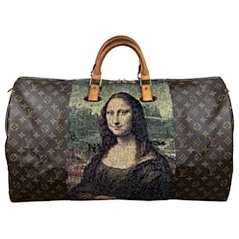 Bolsa Louis Vuitton Keepall 60 Mona Lisa Custom Tapestry
