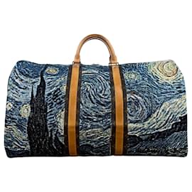 Louis Vuitton Keepall 60 The Starry Night Van Gogh Custom Bag