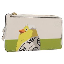 LOEWE Studio Ghibli Spirited Away Ootori-sama Tarjetero de cuero Auth 167376SM