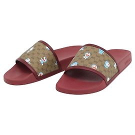 Sandali GUCCI Micro GG Supreme Fujiko Pro Doraemon in PVC 655026 Auth 182793SM