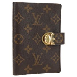 LOUIS VUITTON Monogram Agenda Koala PM Planner Cover Pink R21013 Auth 180916M