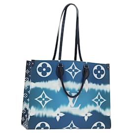 BORSA LOUIS VUITTON LV Escal Monogram On the Go GM Blu M45120 LV Auth 181389SAM
