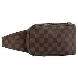 LOUIS VUITTON Borsa a tracolla Damier Ebene Geronimos N51994 LV Auth 171270
