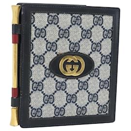 Cornici per foto GUCCI GG Supreme in PVC Blu Navy Autentico 181781 - Gucci