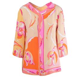 Tunica in seta stampata Emilio Pucci