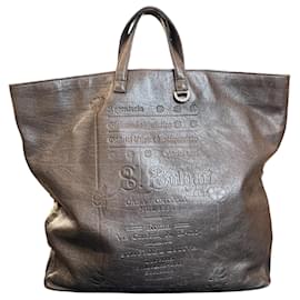 Bulgari Handtasche aus braunem Leder