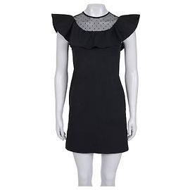 Red Valentino Rotes Valentino Schwarzes figurbetontes Kleid Gr. XS gebraucht