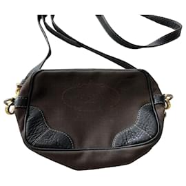 Mini borsa a tracolla con zip Prada in tela e pelle