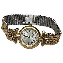 Reloj de pulsera vintage Givenchy en acero inoxidable Oro Plata