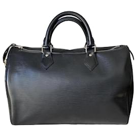 Louis Vuitton Speedy 35 Pelle Epi Nera