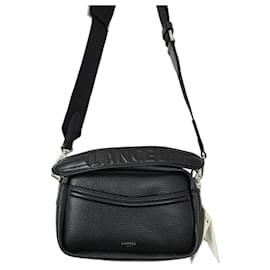 Borsa camera in pelle granulata nera Lancel - nuovo mai indossato