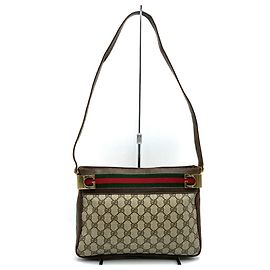 Gucci Shoulder Bag in Brown GG Supreme