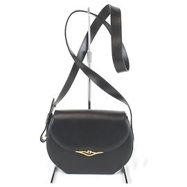 Borsa a tracolla in pelle nera Cartier