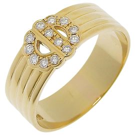 Christian Dior 18K Gelbgold Diamant Ring