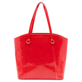 Louis Vuitton Red Monogram Vernis Avalon GM
