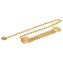 Chanel Gold Plated Equestrian Medallion Chain Belt