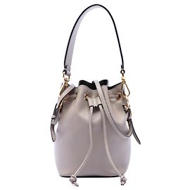 Borsa bucket Mon Tresor in pelle mini marrone Fendi