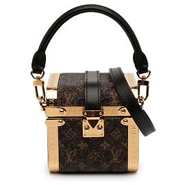 Bolsa Louis Vuitton Brown Sea Treasure Monogram Satin Treasure Box