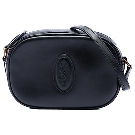 Bolsa de câmera Monogram Le 61 em couro de bezerro preto Saint Laurent