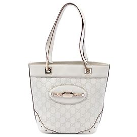 Bolso Tote Mini Guccissima Punch blanco de Gucci