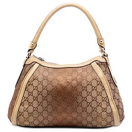 Borsa Gucci Brown GG Lurex Scarlett