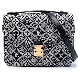 Pochette Metis Louis Vuitton in jacquard monogram nero Since 1854