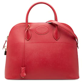 Hermès Red Courchevel Bolide 37