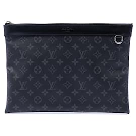 Pochette Louis Vuitton Black Monogram Eclipse Discovery GM