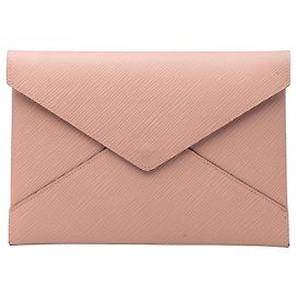 Pochette Kirigami in pelle Epi rosa Louis Vuitton