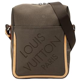 Borsa a tracolla Louis Vuitton Marrone Damier Geant Citadin