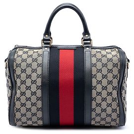 Borsa Boston Joy in GG Canvas beige Medium di Gucci