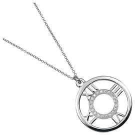 Collana Open Atlas di Tiffany & Co. in oro bianco 18K con diamante