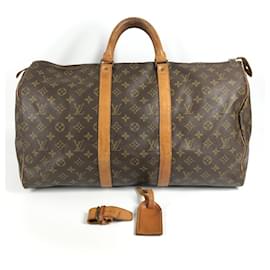 Bolsa de viagem Louis Vuitton Monogram Keepall 50