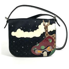 Borsa a tracolla in raso Monogram Louis Vuitton