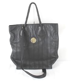 Céline Celine Tote Bag aus schwarzem Leder