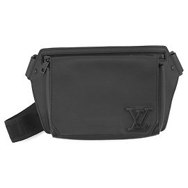 Louis Vuitton Takeoff Sling Body Bag aus genarbtem Leder