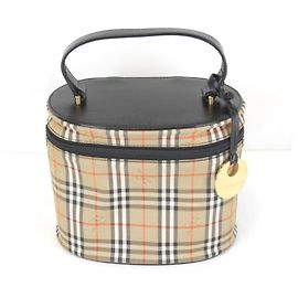 Beauty case in tela beige Burberry