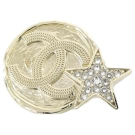 Spilla Chanel ABB504 Oro e Cristallo