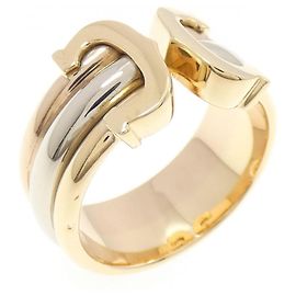 Anello Cartier 2C in oro tricolore 18K