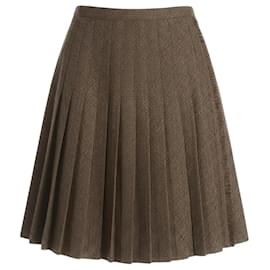 Christian Dior x Galliano AW00 Leather Zip Pencil Skirt Black ref