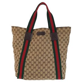 Borsa Tote Gucci GG Canvas Sherry Line