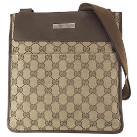 Borsa a Spalla Pochette in Tela GG e Pelle Gucci