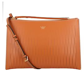 Borsa a tracolla MCM Aren Medium in pelle nappa
