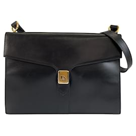 Borsa a tracolla Dior Vintage in pelle nera