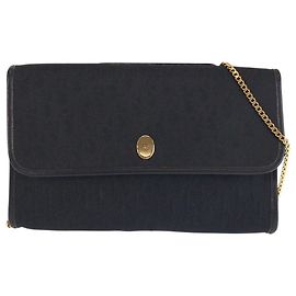 Borsa a tracolla Dior Vintage Trotter in tela