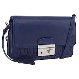 Borsa a Spalla Prada Gaufre Flap in Pelle Nappa Media