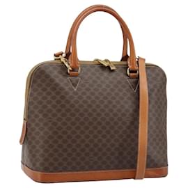 Céline Borsa Celine Vintage Macadam in tela e pelle