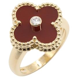 Van Cleef & Arpels Vintage Alhambra Carnelian Ring