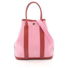 Hermès Bolsa Tote Hermes Garden File PM Pink Rouge Duchesse